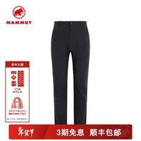 猛犸象（MAMMUT）【红标刺绣】Hikers 3.0男士户外徒步防泼水软壳裤 黑色 L
