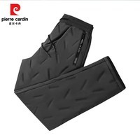 皮尔卡丹（pierre cardin）2025冬季羊羔绒加绒休闲裤男士直筒长裤加肥加大码保暖运动男裤 灰色 【直筒单件】 L 【尺码偏小】