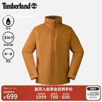 添柏岚（Timberland）添柏岚男装外套新款三合一夹克户外休闲连帽|A2EU1 A2EU1P47/小麦色 宽松版型建议选小一码 XXL