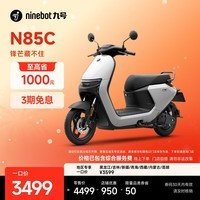 九号（Ninebot）电动摩托车N85C 9号电动电瓶车成人小型铅酸电摩【门店自提】 颜色可到门店选