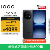 iQOO 15 12GB+256GB赛道版 第五代骁龙8至尊版 2K 三星珠峰屏 国家补贴 iqoo15游戏电竞手机
