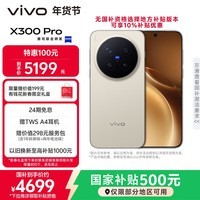 vivo X300 Pro 12GB+256GB 旷野棕 蔡司2亿APO超级长焦 蓝图影像双芯 5年持久流畅OriginOS 6 AI手机