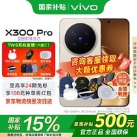 vivoX300 Pro国家补贴 5G旗舰手机 蔡司2亿超级主摄APO超级长焦5年持久流畅AI手机办公拍照 旷野棕 12GB 256GB 官方标配版