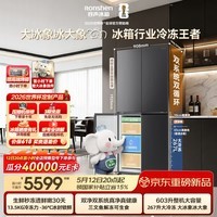 容声大冰象603L十字门冰箱大容量双系统超薄嵌入式一级能效无霜灰国家补贴BCD-603Q50CZLBD世界杯定制