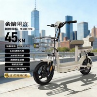 金箭电动自行车 【轻便优选】2026新新国标电动车果冻48V12AH铅酸电池长续航踏板电瓶车 兰古棕色