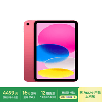 Apple/苹果【教育优惠】iPad 11英寸 A16芯片2025年款 平板电脑 (512GB WLAN版/学习办公娱乐)粉色