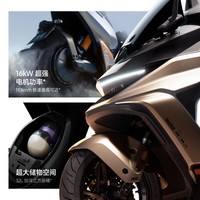 九号（Ninebot）【新品】电动摩托车M5 125 双电版本 高阶电摩革新者 锂电池电摩【门店自提】 幻影银/莹夜黑/光子橙