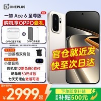 一加Ace6 至尊版 【补贴立减15%】天玑9500旗舰芯 165Hz京东方屏幕 oppo智能学生游戏电竞新品5G手机  金属风暴 12GB+256GB 官方标配【原装豪礼+晒单红包】