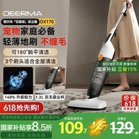 德尔玛（Deerma）【升级17Kpa吸力】DX170 小型家用立式吸尘器17Kpa手持吸尘机家庭适用 立式/手持吸尘器 宠物吸毛