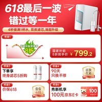 云米（VIOMI）净水器家用小京龙900G纯水机ro反渗透厨下式母婴直饮机自来水过滤器净水机净饮机 国家补贴