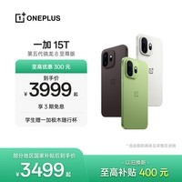 一加 15T 又小又强又美又全面 第五代骁龙 8 至尊版 165Hz 旗舰小直屏 LUMO 潜望长焦 AI手机 纯粹可可 12GB+256GB