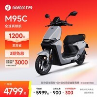 九号（Ninebot）远航家M95C电动摩托车超长续航智能两轮摩托车【门店自提】 到门店选颜色