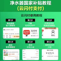 海尔(Haier)【国家补贴20%】鲜活水ProMax小红花净水器家用1400G高流速8年长效进口RO反渗透膜直饮水机净饮机 【8年进口RO膜】鲜活水ProMax