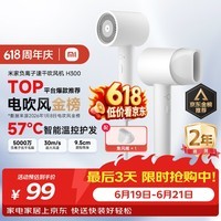 米家【七夕礼物】小米电吹风负离子静音护发速干吹风机H300家用学生宿舍送女友生日礼物过节自营