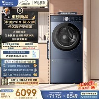 小天鹅(LittleSwan)家庭mini洗衣房 小乌梅洗鞋机 全自动波轮+10KG水魔方滚筒洗衣机TG10VE00 可堆叠内衣洗 以旧换新