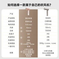 追觅迷你负离子护发吹风机造型师便携高速吹风机电吹风可折叠口袋情人节年会礼物礼盒款P10 Pro 升级款