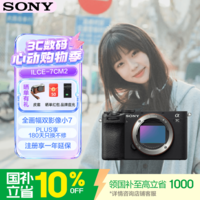 索尼（SONY）Alpha 7C II全画幅微单相机 创意外观滤镜 黑色 单机身（a7c2/A7C II/A7CM2）