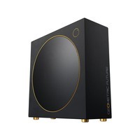 几何未来（GeometricFuture）Model 0 弗朗明哥 mini电脑机箱 黑色 可折叠（支持ITX电脑机箱/带200W电源/不支持显卡安装）