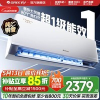 格力空调 1.5匹/大1匹 云佳Pro/云佳 新能效变频冷暖自清洁 纯铜管 壁挂式卧室空调挂机 家电补贴 云佳Pro 新一级能效 大1匹 新品上市
