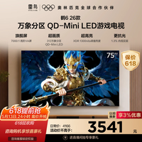 TCL雷鸟电视【固定挂架送装一体】鹤6 26款 75英寸 万象分区QD-MiniLED1300nits 安桥音响75R69A-A