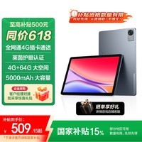 联想（Lenovo）生态品牌 异能者T10 国家补贴15% 10.1英寸4G通话全网通平板电脑 低蓝光办公 IPS屏 4G+64G 4G版