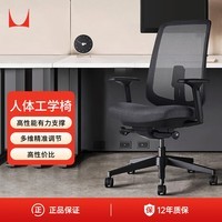 赫曼米勒(HERMAN MILLER)Verus经典款网状织物 碳黑色 人体工学椅电脑椅办公椅 舒适支撑