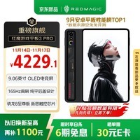 努比亚红魔游戏平板3Pro 9.06英寸OLED电竞屏 骁龙8至尊版 8200mAh电池 国家补贴电竞小平板16GB+512GB暗夜版