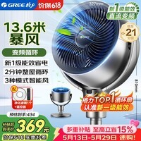 格力（GREE）【直流变频明星单品】空气循环扇遥控电风扇落地扇家用一级能效换气扇循环对流风扇 FXDZ-20X62Bg3