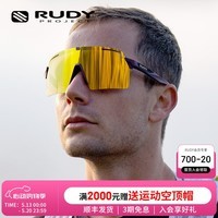 RUDY PROJECT璐迪运动眼镜骑行男女跑步徒步太阳镜马拉松护目镜spinshield pro 酒红/多层镀膜黄