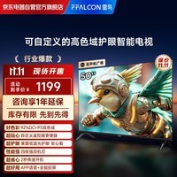 FFALCON雷鸟电视 50英寸 雀4 莱茵护眼双认证 自定义遥控器 无开机广告 以旧换新补贴 电视50F196C