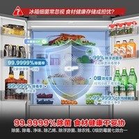 容声507升IDP净味双系统十字对开四开门超薄零嵌入式一级能效家用电冰箱BCD-507E50CZLAD国家补贴20%