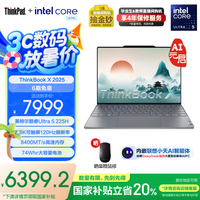 ThinkPad【国家补贴15%】联想ThinkBook X 英特尔酷睿Ulltra处理器 13.5英寸高端商务轻薄笔记本电脑 【国家补贴15%】Ultra5-225H 32G 1T 01CD触屏