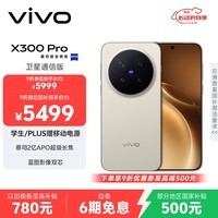 vivo X300 Pro 卫星通信版 16GB+512GB 旷野棕 蔡司2亿APO超级长焦 蓝图影像双芯 拍照 AI手机