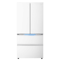 美的(Midea)熊墩墩Pro600L法式四开门冰箱超薄嵌入式双系统2.0除菌制冰大容量BCD-600WUFIPZM(E)国家补贴