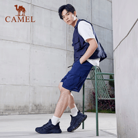 骆驼（CAMEL）男鞋运动鞋子男新款时尚百搭老爹鞋厚底增高网面男士跑步鞋旅游鞋 G14S220014黑色【秋冬款】 42