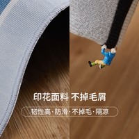 KAYE床边毯卡通儿童房间榻榻米飘窗少女可爱免洗家用加厚客厅卧室地毯 暴富鸭吖 60x160 cm