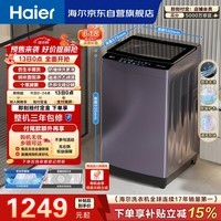 海尔(Haier)手搓洗 全自动波轮洗衣机 10KG直驱变频 除螨抗菌 一级能效 家电国家补贴京东自营 XQB100-BS629