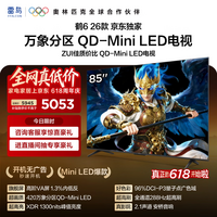 FFALCON雷鸟【固定挂架送装一体】鹤6 26款85英寸电视 QD-MiniLED288Hz 平板游戏电视机85R69A