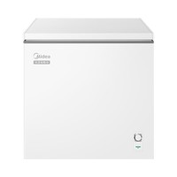 美的（Midea）减霜系列80%减霜单温家用冷柜非无霜 -30℃深冷锁鲜小型冷柜大容量一级能效美的冰柜以旧换新 【203KMB】可囤280斤肉 203L