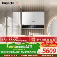 卡萨帝（Casarte）国家补贴15%【水晶胆PROMAX5】桃花水电热水器60升超薄双胆矿泉浴平嵌隐藏安装 京东自营上门安装