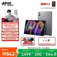 联想（Lenovo）小新PadPro GT 11.1英寸办公学习游戏AI平板电脑3.2K超清大屏骁龙8Gen3国家补贴教育优惠 12+256灰