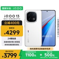 iQOO 13 【国家补贴】16GB+512GB 传奇版 骁龙8至尊版 2K护眼屏 120W快充长续航 5G电竞手机