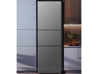 松下(Panasonic)Xtra蔓越莓300L三开门冰箱家用小型超薄自动制冰一级能效风冷无霜NR-XC30GJB-S【国家补贴】