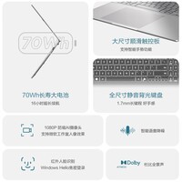 华硕无畏Pro16 酷睿版 2025国家补贴20%二代Ultra5长续航高性能AI轻薄笔记本电脑(225H 32G 1T 2.5K)