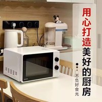 东芝（TOSHIBA）快捷微波炉 家用小型 360°转盘加热 旋钮操控  700W火力 微波杀菌一键解冻