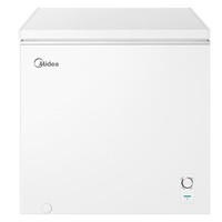 美的（Midea）减霜系列80%减霜单温家用冷柜非无霜 -30℃深冷锁鲜小型冷柜大容量一级能效美的冰柜以旧换新 【203KMB】可囤280斤肉 203L