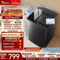 小天鹅（LittleSwan）【价保618】波轮洗衣机小型全自动家用 8KG 直驱变频 TB8V28DT 一级能效 以旧换新 京东自营 租房