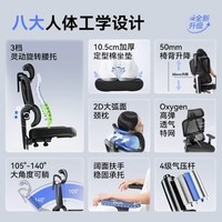 京东京造Z5Pro人体工学椅双背电竞椅办公椅子电脑椅人工力学座椅升降椅背