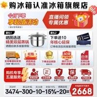 海尔冰箱出品502升双系统双循环法式多门冷藏冷冻双净化一级能效超薄可嵌入家用大容量统帅510电冰箱 594mm超薄机身+双系统循环+双净化