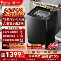 小天鹅（LittleSwan）波轮洗衣机全自动家用 12KG大容量 水魔方防缠绕 直驱变频 以旧换新 京东自营